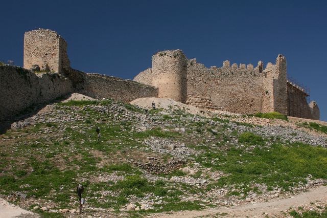 Argos - Inner walls and towers of the castle of Larissa 